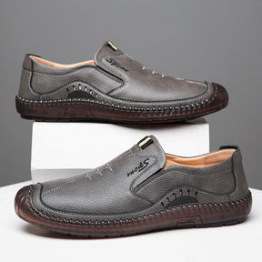 Sapato Mocassim Iron Couro Titanium - Frete Grátis Rinove